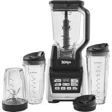 Ninja BL642EU Stand Mikserli Smoothie Makinesi (Toplam Kırma ve Hassas Bıçaklar, 1.500 Watt 3 Hız, 3 Fincanlık Besin Karıştırıcısı ve 2,1 L Karıştırma Kabı, Yüksek Performanslı Karıştırıcı) Siyah