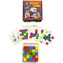 Kiddico Toys Chitoys Ahşap Eğitici Oyuncak Puzzle Cube