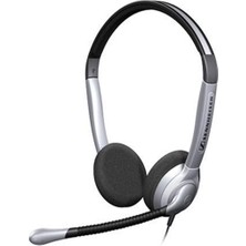 Sennheiser Sh 350 Microphone ile Binaural Headset, Silver