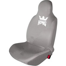 Antwax Audi Q2 Penye Oto Koltuk Kılıfı - King Baskılı - Gri