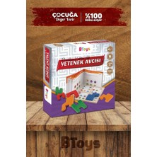 Kiddico Toys Yetenek Avcısı - Ahşap Zeka ve Strateji Oyunu