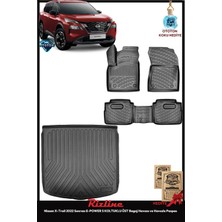 Rizline Nissan X-Trail 2022 Sonrası E-Power 5 Koltuklu Üst Bagaj Havuzu ve Havuzlu Paspas