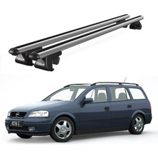 Today Auto Venüs Opel Astra G Station Wagon (1998-2004) Uyumlu Gri Ara Atkı Port Bagaj Tavan Barı