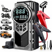 Blackbird Game Center Auhma A7722 Taşınabilir Akü Takviye Cihazı 150 Psı Dijital Hava Kompresörü 8000 Mah