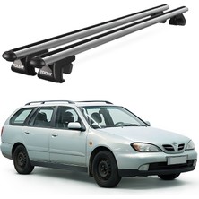 Today Auto Venüs Nissan Primera W11 (1997-2002) Uyumlu Gri Ara Atkı Port Bagaj Tavan Barı