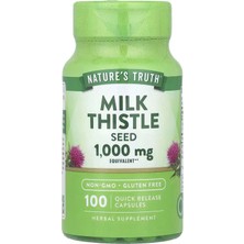 Nature's Truth Milk Thistle Seed 1,000 Mg, 100 Quick Release Caps