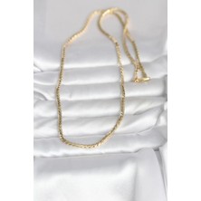 Moresun Buğz cm 14K Gold Renk Yassı Model 60 cm Kadın Kolye - Buğz