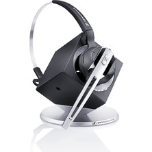 Sennheiser Officerunner, Microphone ile Telsiz Kablosuz Office Headset - Dect 6.0 (Classic Silver)