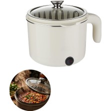 Mini Elektrikli Yemek Pişirici 1 Litre Buharlı Pişirme Tepsili Mutfak Tenceresi - Lisinya