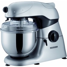 Severin Km 3886 Mutfak Robotu, Gümüş/karıştırma Kabı 4,5 Litre/planet Karıştırma Sistemi/cam Standlı Mikser Ataşmanı Ile, Kapasite 1,25 Litre)