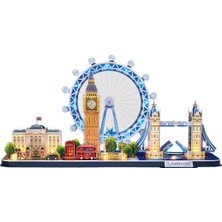 Cubic Fun London City Line 3D Puzzle (Led Işıklı) L532H
