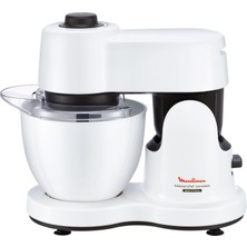 Moulinex QA2101 Mutfak Robotu Masterchef Gurme Beyaz (700 W, 3,5 L Hacim, 4 Hız Ayarı) Beyaz / Gri