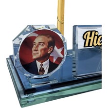 Sentez Masa Üstü İsimlik Atatürk Masa Isimliği Ofis Aksesuarı