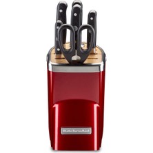 Kitchenaid KKFMA07CA Profesyonel Serisi 7 Adet Cutlery Set, Candy Apple Red