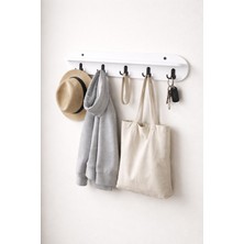 90CM 5kancalı Oval Duvara Monte Askılık