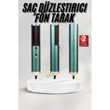 Moresun Buğz Fön Tarak Saç Düzleştirici Saç Kurutma Makinesi Sıcak Hava Fırçası - Buğz