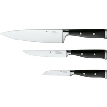 Wmf Grand Class Bıçak Seti 3 Parça Almanya'da Üretilmiştir, 3 Dövme Bıçak, Mutfak Bıçağı, Özel Bıçak Çeliği