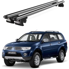 Today Auto Venüs Mitsubishi Pajero Sport 5d (1996-2008) Uyumlu Gri Ara Atkı Port Bagaj Tavan Barı