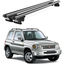 Today Auto Venüs Mitsubishi Pajero 3D (1999-2006) Uyumlu Gri Ara Atkı Port Bagaj Tavan Barı