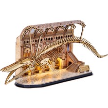 Cubic Fun Natural Museum - Mavi Balina 3D Puzzle (Led Işıklı) L545H