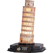 Cubic Fun Pisa Kulesi 3D Puzzle (Led Işıklı) L535H