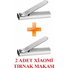Xiaomi Tırnak Makası 2 Adet Paslanmaz Çelik Anti Sıçrama Özellikli