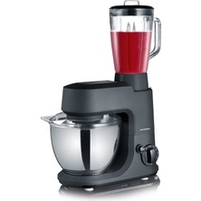 Severin Km 3890 Mutfak Robotu, Mikser Aparatlı, 4 L, Mat Siyah