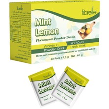 Fibrelle Nane Limon Aromalı Toz Içecek 1,5 G Saşe 40 Adet