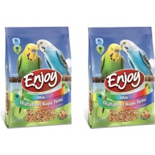 Enjoy Mix Muhabbet Kuşu Yemi 400 gr x  2 Adet