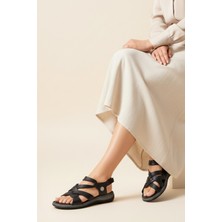 Mammamia D26YS-2415 Kadın Deri Sandalet