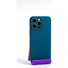 Yapax Iphone 15 Pro Apple ile Uyumlu Lansman Içi Kadife Esnek Soft Silikon Kılıf