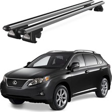 Today Auto Venüs Lexus Rx 350 Iıı AL10 Pre-Fl (2012-2015) Uyumlu Gri Ara Atkı Port Bagaj Tavan Barı