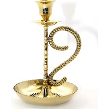 Alvo Store Buğz Tekli Pirinç Şamdan Model 1