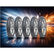 Servis 3.00-10 6pr 44J Tl Dubleks 5'li Paket Racer  Schoter Lastik 2025 Üretim