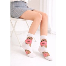 Gigi Giyim Baskılı Renkli Soket Çorap