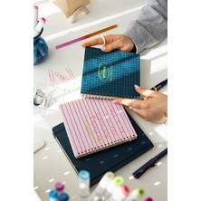 Paperora 15X16 Spiralli Karton Kapak 2'li Çizgili Not Defter Seti - Lacivert