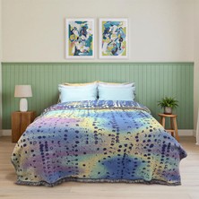 Sarev Lingo Multicolor Çift Kişilik %100 Pamuk Ipliği Boyalı Pike Takımı