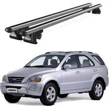 Today Auto Venüs Kia Sorento (2002-2009) Uyumlu Gri Ara Atkı Port Bagaj Tavan Barı