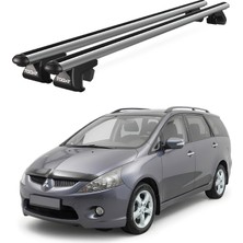 Today Auto Venüs Mitsubishi Grandis (2003-2011) Uyumlu Gri Ara Atkı Port Bagaj Tavan Barı