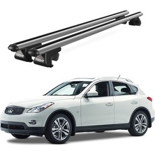 Today Auto Venüs Infiniti QX50 (2013 ve Sonrası) Uyumlu Gri Ara Atkı Port Bagaj Tavan Barı