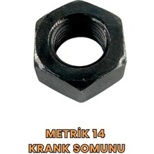 Motobisavm Krank Başı Somunu Scooter - Onvo Teker Somunu - Metrik 14