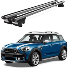 Today Auto Venüs Mini Countryman F60 (2017 ve Sonrası) Uyumlu Gri Ara Atkı Port Bagaj Tavan Barı