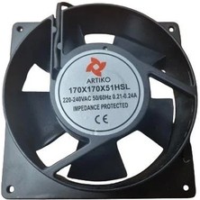 Artico Fan Kare 170X170X51 220-240V 0,21A