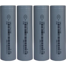 Eve 21700 3.6V 5000 Mah 3c/1c 50E Şarj Edilebilir Li-Ion Pil 4 Adet