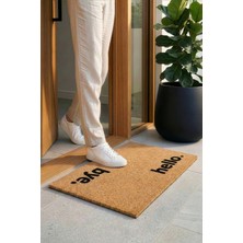 Koza Home Coco Hello Bye Kıl Kapı Önü Paspası  40X60 3678