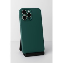 Yapax Iphone 15 Pro Apple ile Uyumlu Lansman Içi Kadife Esnek Soft Silikon Kılıf