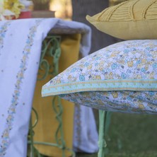 Sarev Isla Sarı Tek Kişilik %100 Pamuk Pike Takımı