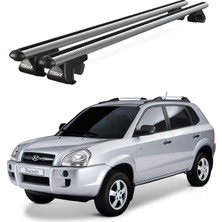 Today Auto Venüs Hyundai Tucson (2004-2010) Uyumlu Gri Ara Atkı Port Bagaj Tavan Barı