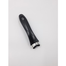 GRANİTLE İLERİ DÖNÜŞÜM Isıya Dayanıklı Tava Kulpu&yedek Sap-Siyah, Vidalı Montaj Ergonomik Tava Kulpu