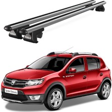 Today Auto Venüs Dacia Sandero Stepway (2009-2012) Uyumlu Gri Ara Atkı Port Bagaj Tavan Barı